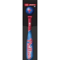 MLB Philadelphia Phillies Slugger Softee Mini Bat and Ball Set ● Outlet