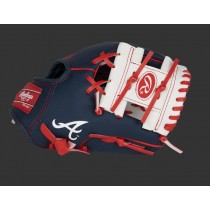 Atlanta Braves 10-Inch Team Logo Glove ● Outlet