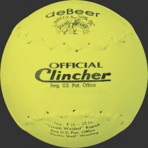 deBEER 16 in Clincher Yellow Softballs - Hot Sale