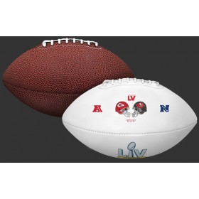 Super Bowl 55 Chiefs vs Buccaneers Youth Size Dueling Football - Hot Sale