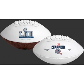 Super Bowl 53 Champions New England Patriots Youth Size Football - Hot Sale