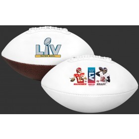 Mahomes vs Brady Super Bowl 55 Full Size Football - Hot Sale