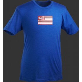 Rawlings American Flag Short Sleeve Shirt | Adult - Hot Sale