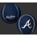 MLB Atlanta Braves Big Fly Rubber Bounce Ball ● Outlet - 0