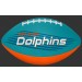 NFL Miami Dolphins Downfield Youth Football - Hot Sale - 1