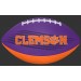 NCAA Clemson Tigers Downfield Youth Football - Hot Sale - 1