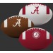 NCAA Alabama Crimson Tide 3 Softee Football Set - Hot Sale - 0