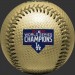 2020 Los Angeles Dodgers Gold World Series Champions Replica Baseball ● Outlet - 1