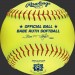 Babe Ruth Official 11" Softballs - Hot Sale - 0
